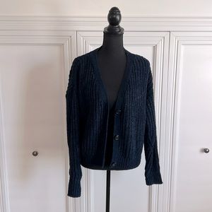 Maurice’s Navy Blue with glitter strands NWOT